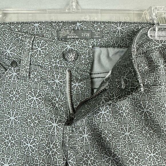 Prana Silver Spain Kara Skinny Pants Kaleidoscope Women’s Size 2/26 - Picture 5 of 10